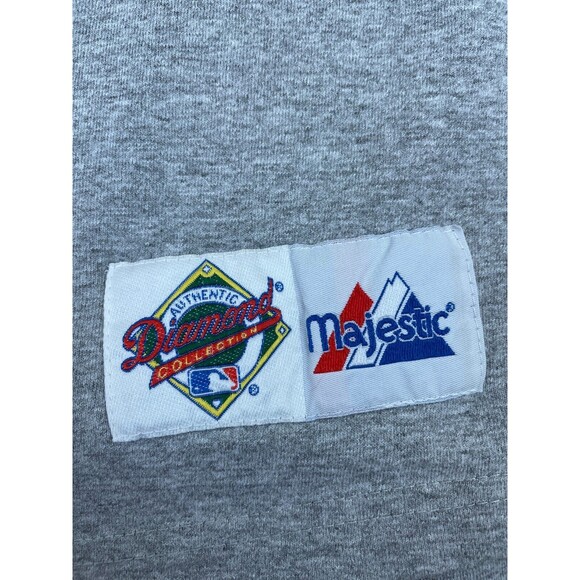 New York Yankees Baseball Majestic Diamond Collection Gray T-Shirt Size L - Picture 9 of 10